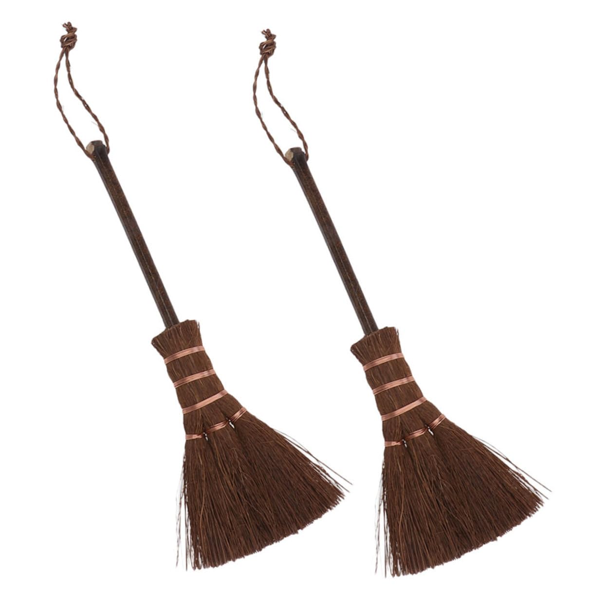 FOMIYES 2pcs Mini Broom Portable Dust Brush for Quick Cleaning and Office Compact Whisk Broom with Sturdy Bristles for Efficient Dust Removal