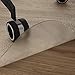 Grand tapis de protection de sol en PVC transparent pour chaise de bureau, tapis de bureau épais antidérapant pour parquet, carrelage, cuisine, étude