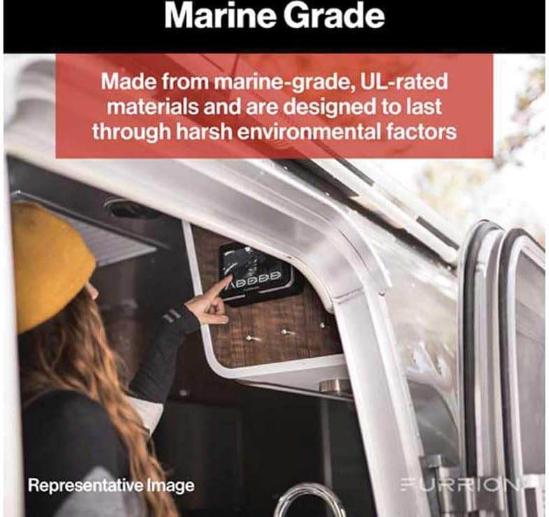 Furrion 30ft 50 Amp 125/250 Volt Cordset with PowerSmart and PullSmart technology - F50R30-SB , black