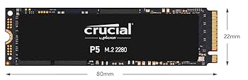 Amazon.com: Crucial P5 1TB 3D NAND NVMe Internal Gaming SSD