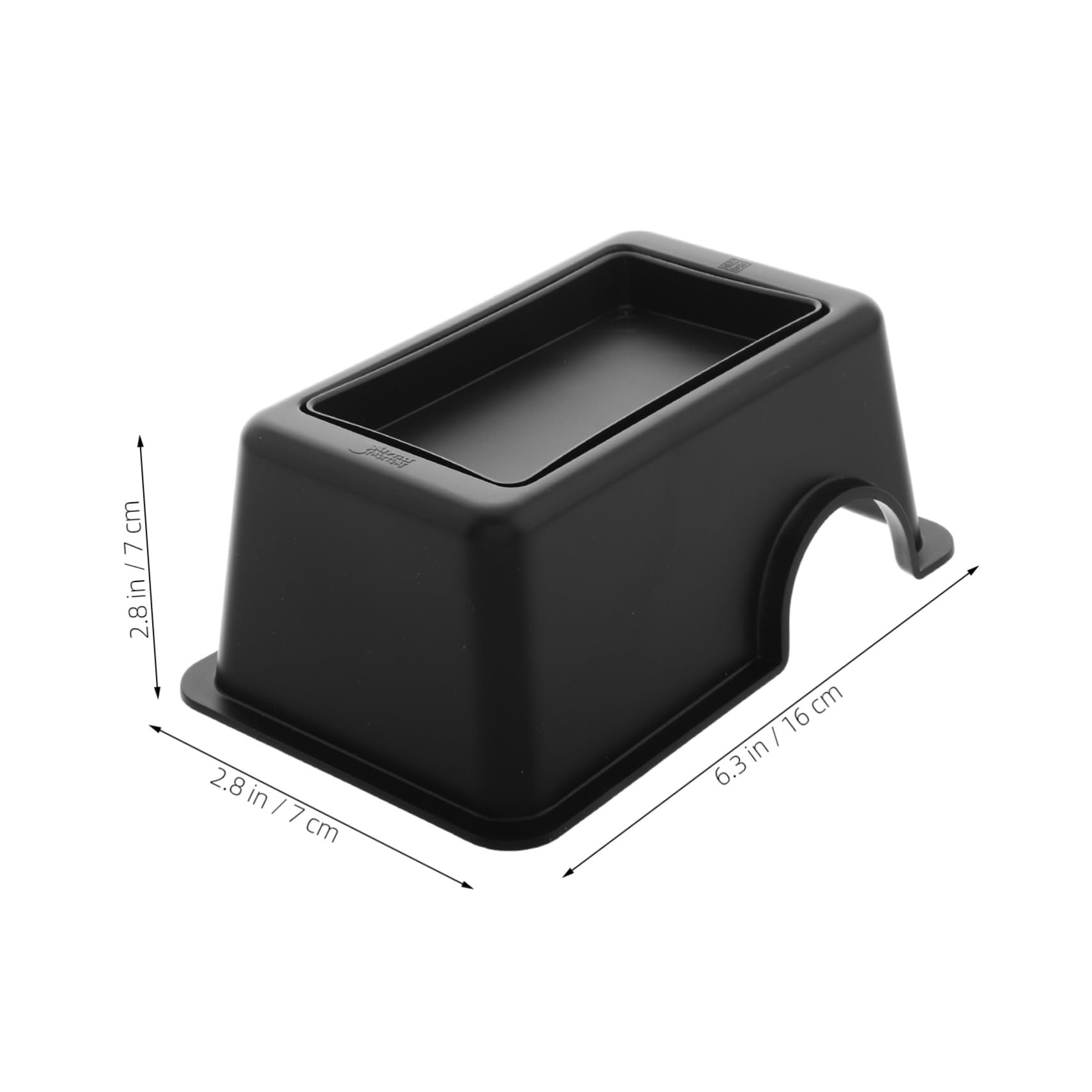 BESPORTBLE Plastic Reptile Corner Feeder Reptile Food Water Dish Lizard Snake Feeder Tray Terrarium Accessories Tank Decorations