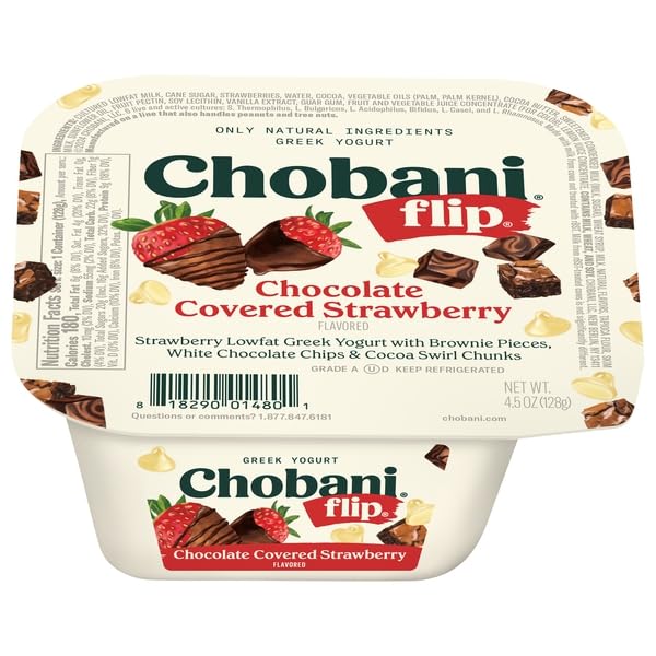 Chobani® Flip® Lowfat Greek Yogurt Chocolate Covered Strawberry 4.5oz