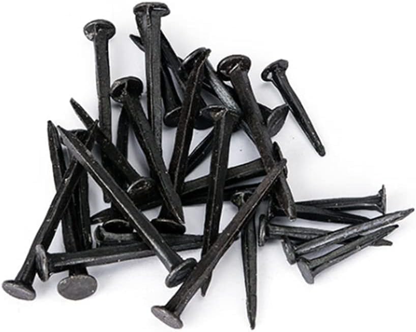 Clavos surtidos para madera, clavos pequeños de hierro negro de 13 mm, paquete de aproximadamente 100 gramos miniatura 4