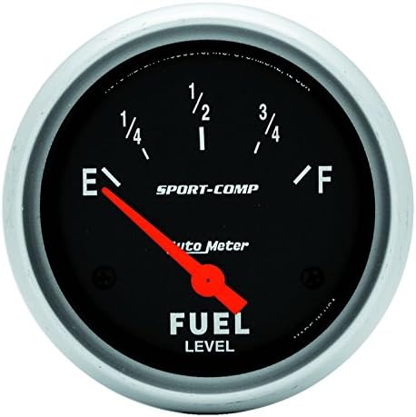 Auto Meter 3361 Sport-Comp Electric Fuel Pressure Gauge - 2-1/16" 52mm, With Remote Sensor