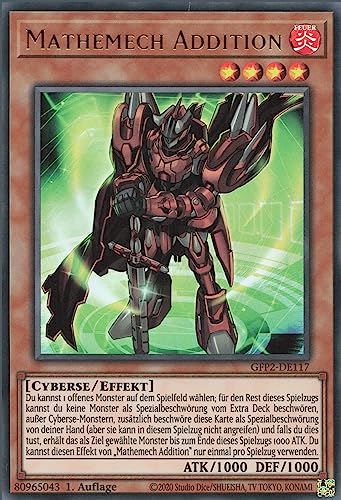 Mathemech Addition GFP2-DE117 Ultra Rare Deutsch Boosterfrisch 1. Auflage - Ghosts from The Past: The 2nd Haunting - mit ReCollectibles-Versandschutz - für Yu-Gi-Oh!