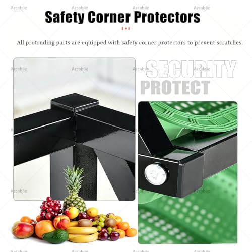 Estantería para frutas y verduras Brown-5floors de gran capacidad con cestas extraíbles 7