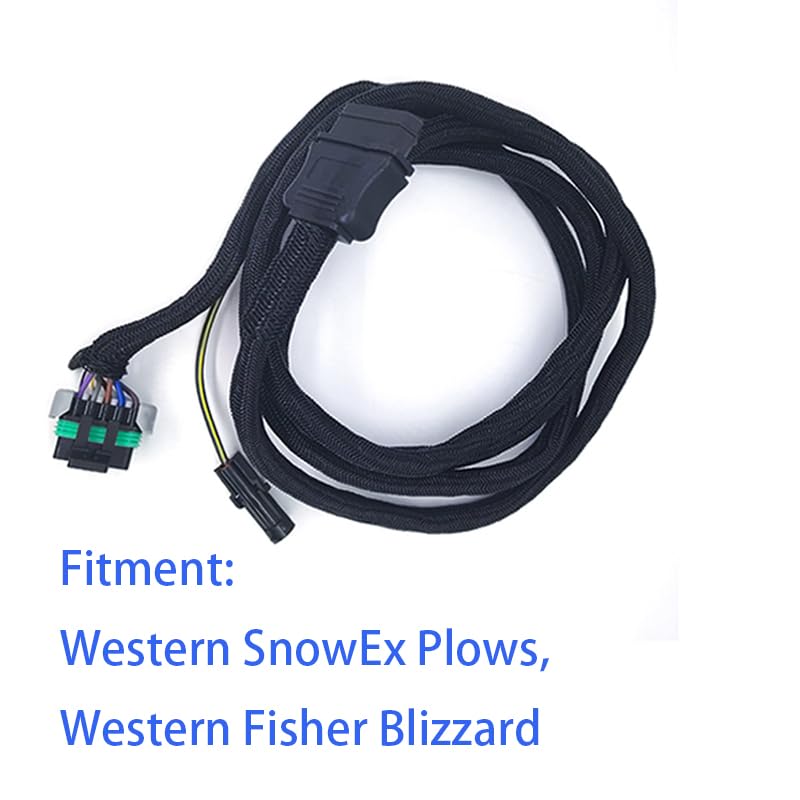 11-Pin Vehicle Side Light Wiring Harness Kit Fit for Western Fisher Blizzard SnowEx Plows Replace 26357/22413