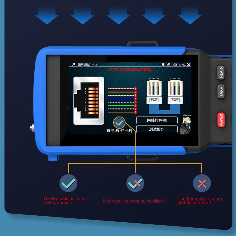UTP Cable Test Interface
