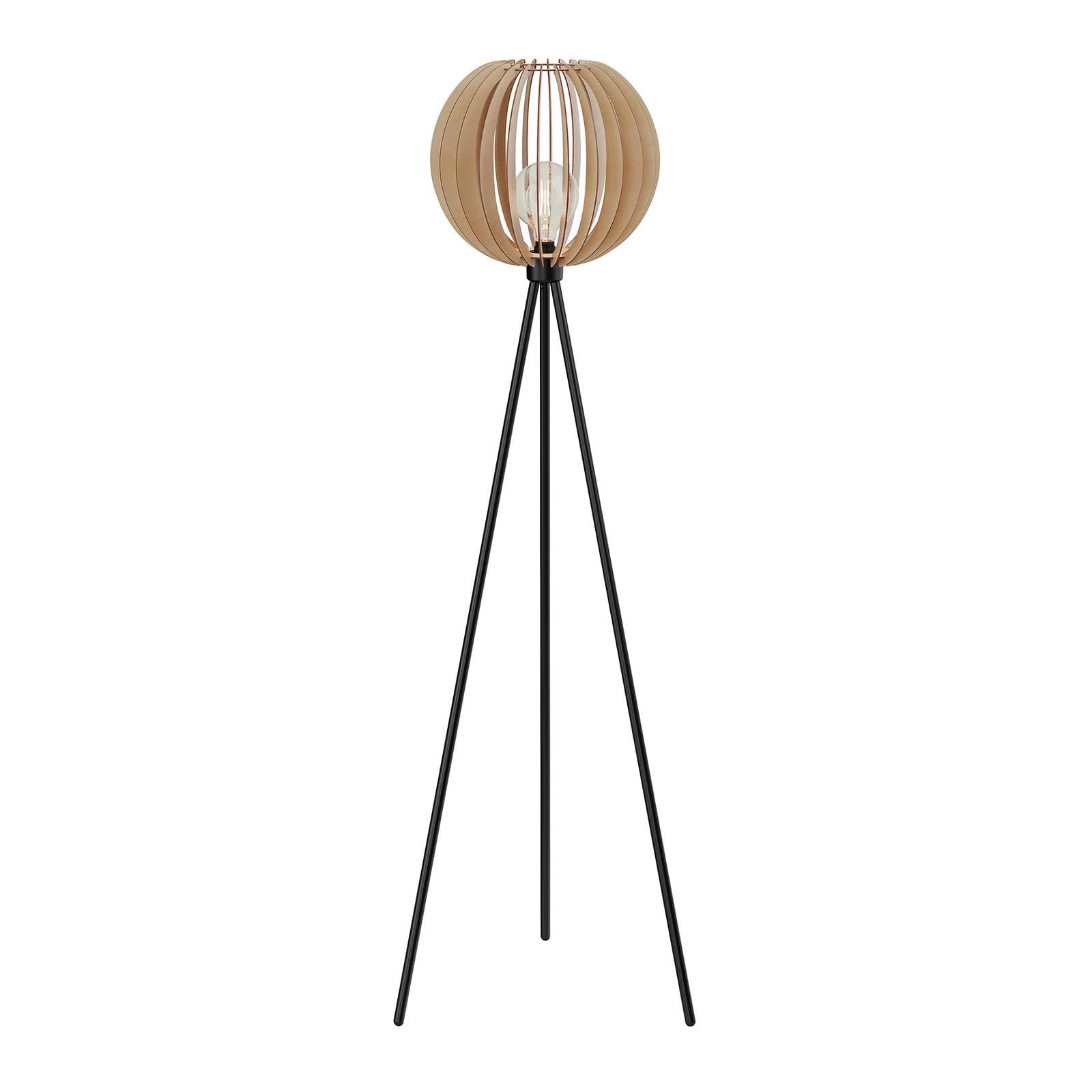 Lampada da terra (Scandinavo) colore Nero, in Metallo ad es. Soggiorno & Sala pranzo lampada