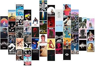 50PCS Album Cover Aesthetic Pictures Wall Collage Kit, Album Style Photo Collection Collage Dorm Decor for Girl and Boy Teens, Trendy Wall Prints Kit, Small Poster for Room Bedroom Aesthetic