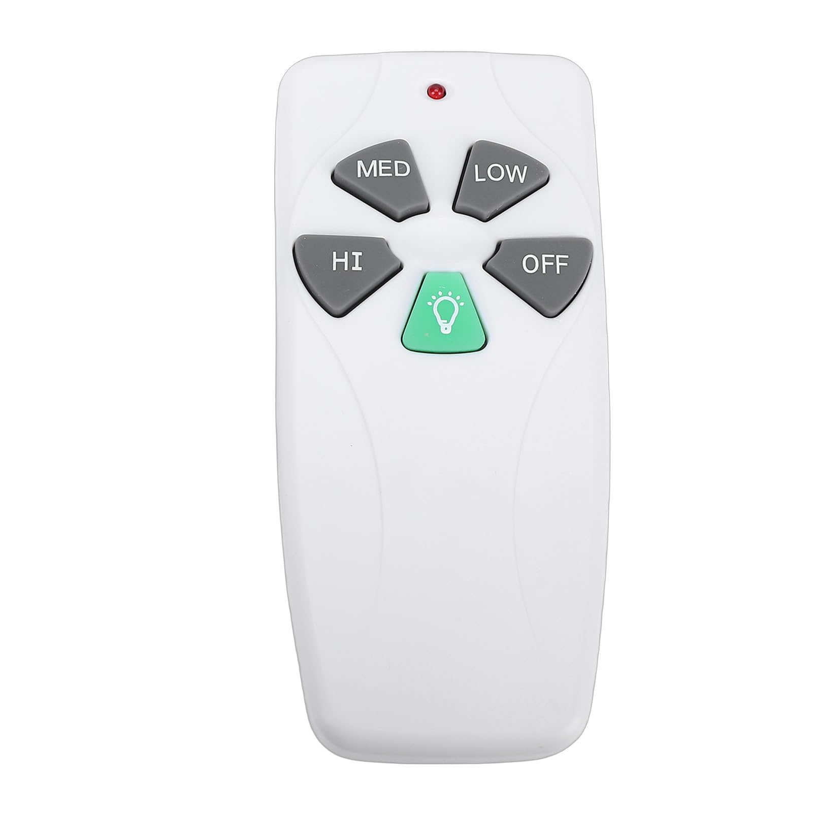 Generic Control Remoto para Ventilador de Techo con Atenuador de Luz, Control de Alta Precisión para Ventiladores, Reemplazo Blanco