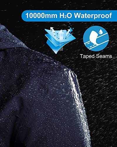 Image of 33,000ft Packable Rain Jacket for Women Waterproof Raincoats with Hood