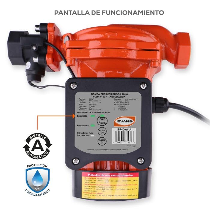 Bombas de refuerzo 27 booster pump marca EVANS (3)