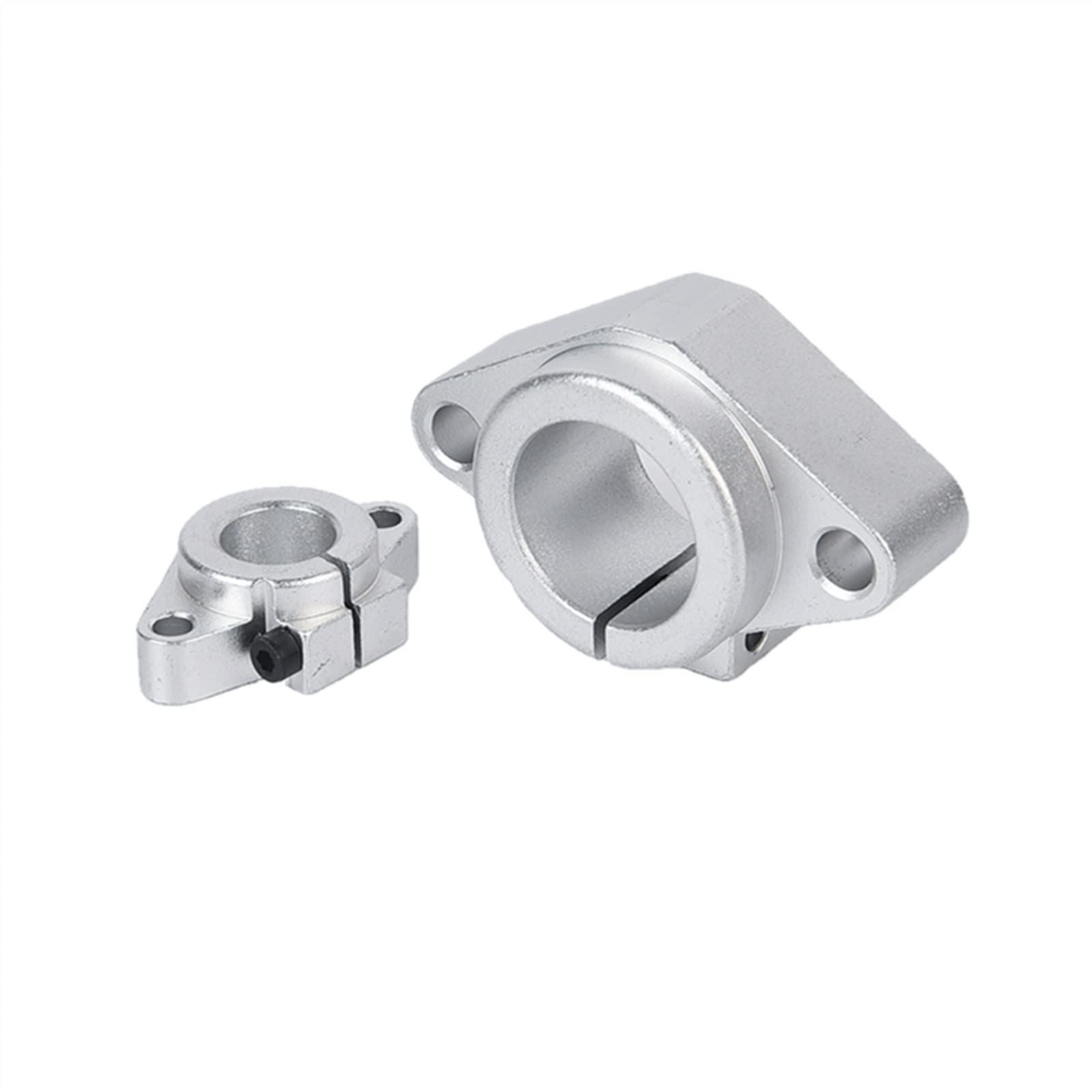 SHF8 SHF10 SHF12 SHF16 Support d'arbre de Rail de Tige linéaire en Aluminium 8mm 10mm 12mm 16mm for routeur pièces d'imprimante 3D 4 pièces (Size : Shf25)