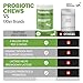 Deley Naturals Dog Probiotic Chews - 4 Billion CFU Probiotics for Dogs with Digestive Enzymes & Prebiotics - Grain Free Soft Chews for Gut Health & Digestive Support - 120 Chicken Chews Made in USA