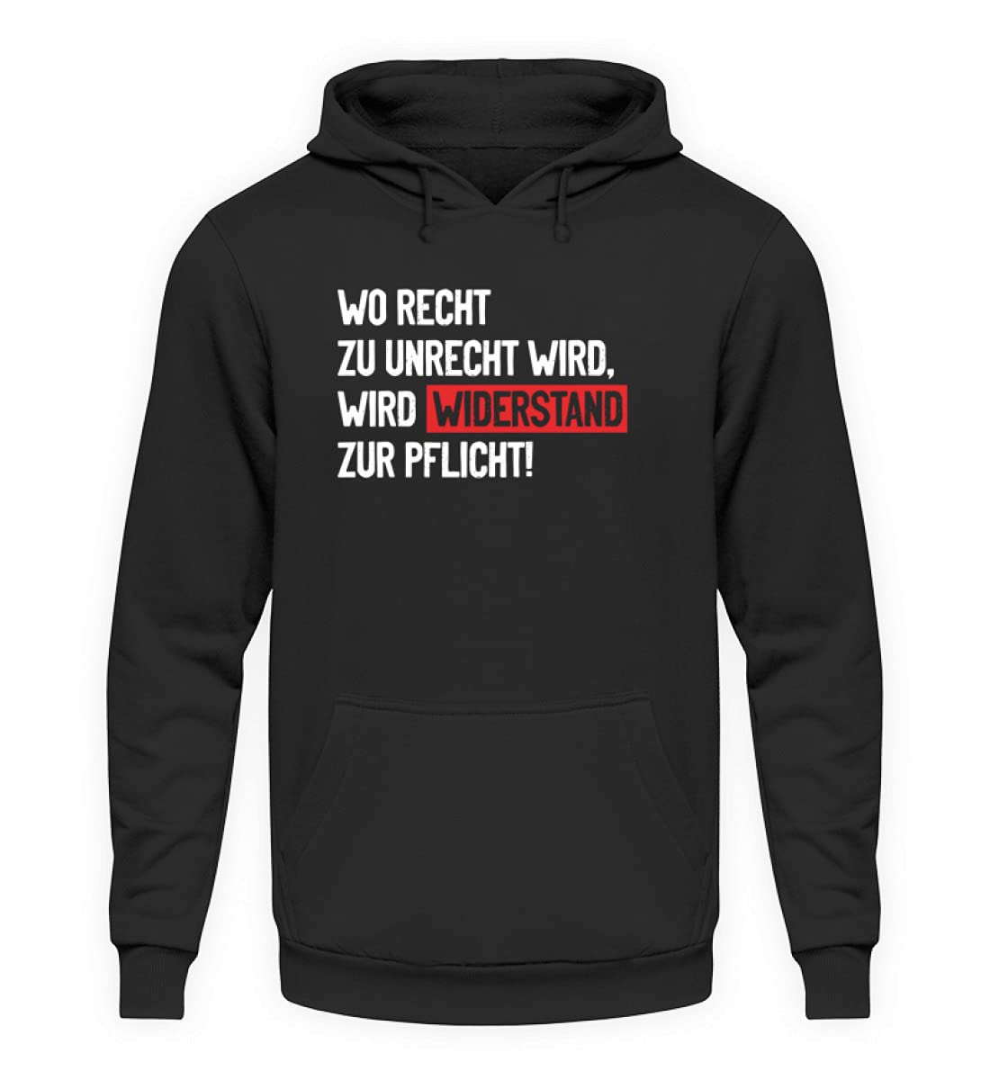 Sweat à capuche unisexe jet black S solution contre le froid