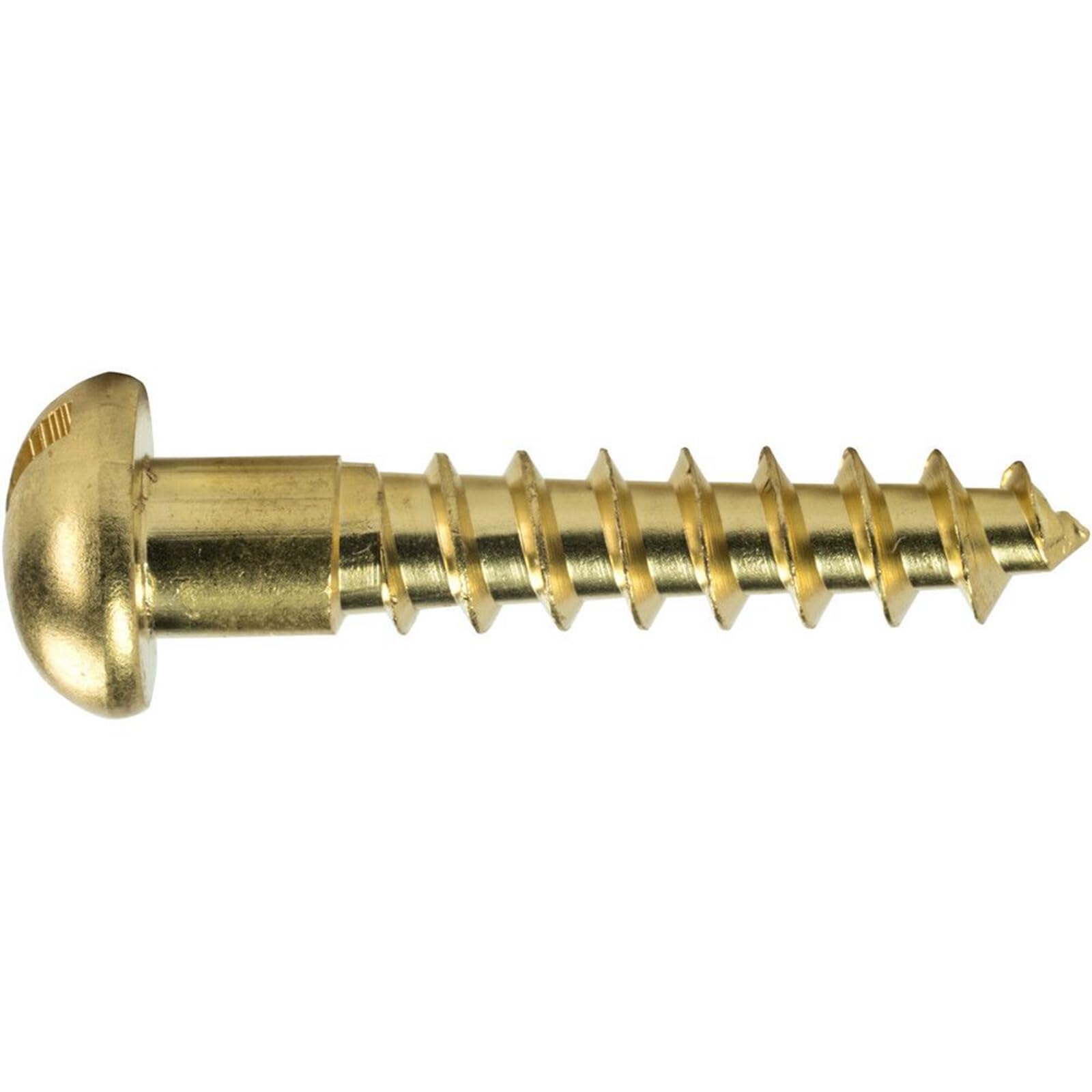 100 tornillos for madera de cabeza redonda de latón macizo M2 M3 M4 M5, sujetadores de madera autorroscantes con accionamiento ranurado for muebles, gabinetes y aplicaciones decorativas(M5 X 20mm)