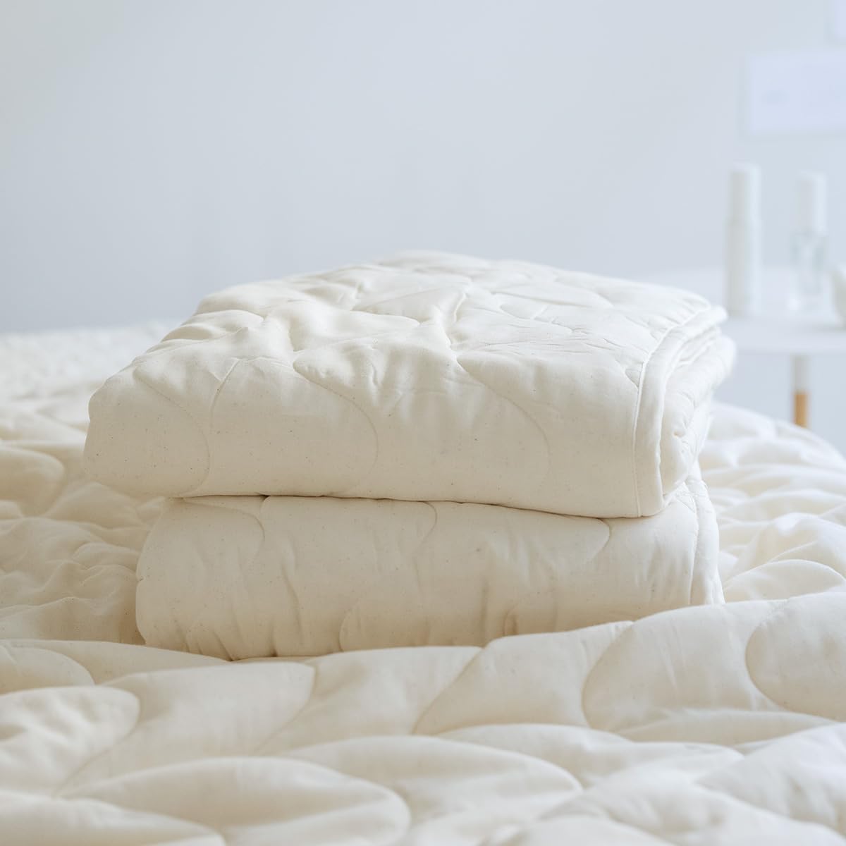 Amazon｜山甚物産 肌掛け布団 シングル 肌布団 綿100％ ピュアコットン