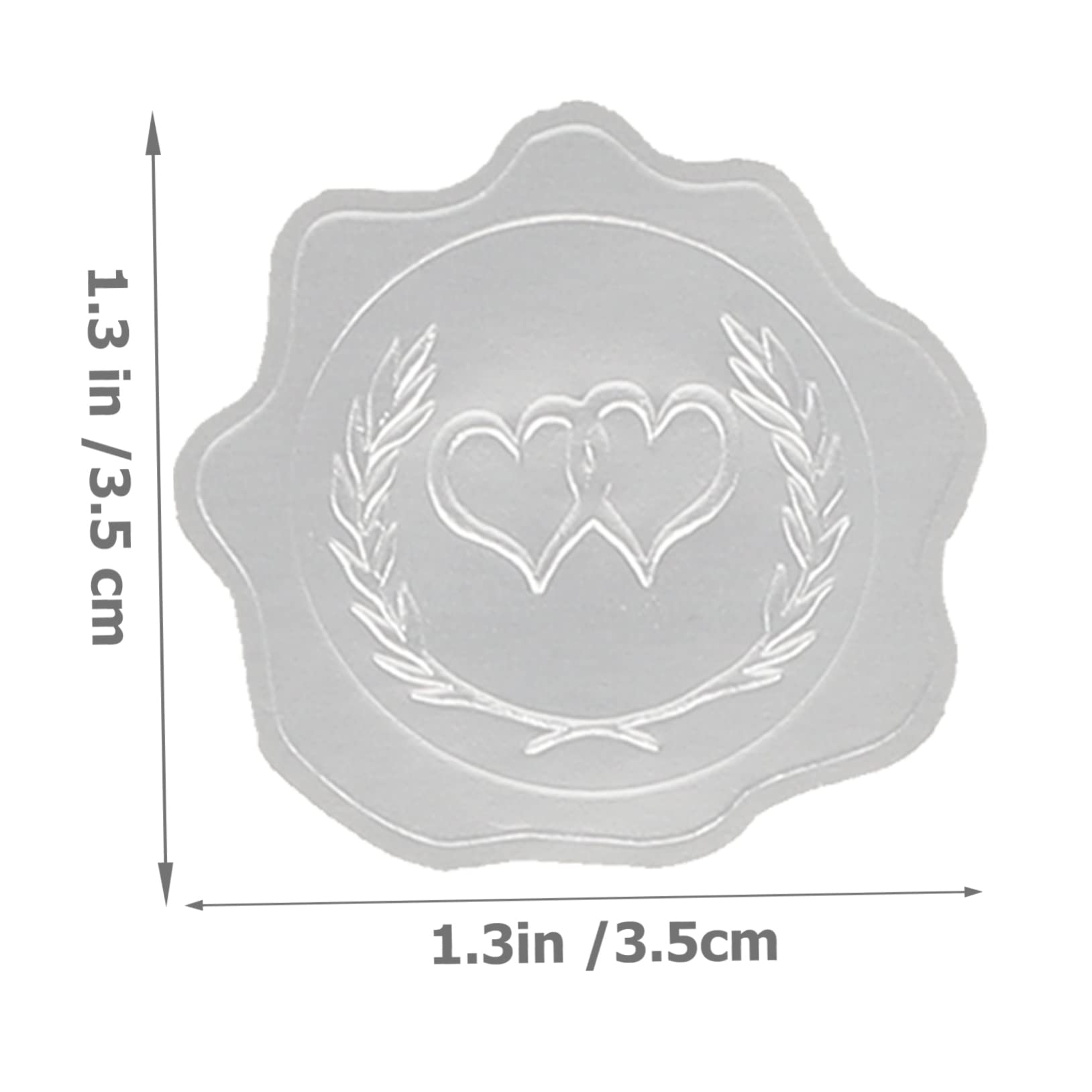Lurrose 20fogli Adesivi Decorativi Per Etichette Adesive Per e Matrimoni Per Buste e Stickers Totali