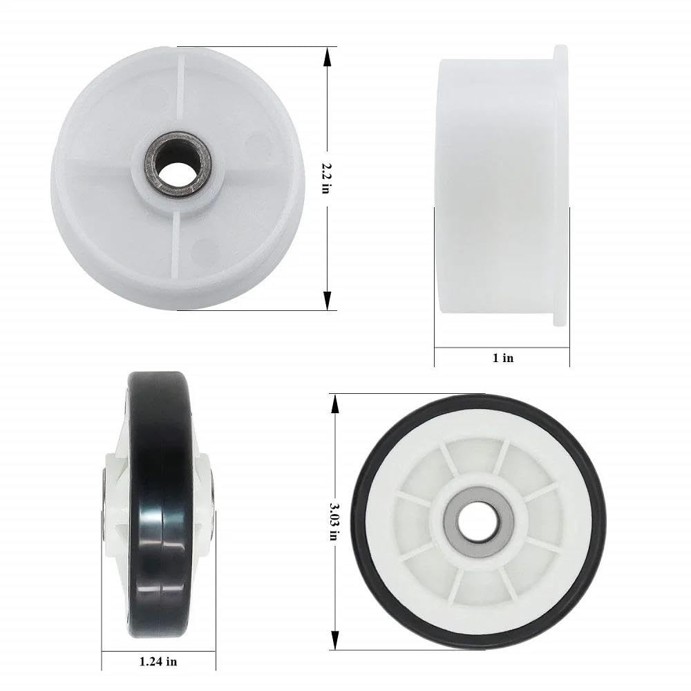 Rodillo de tambor secador 12001541 303373k for WP6-3700340 Polea tensora WP33002535 Correa for 303373 33001783