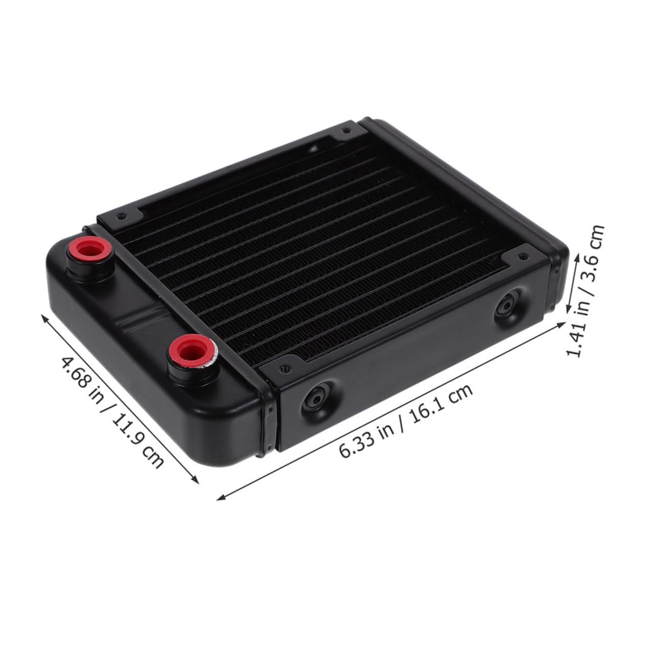 iplusmile 2pezzi Radiatore Di Raffreddamento Liquido Per Dissipatore Di Calore Con Porta Filettata Efficiente Di Dissipazione Del Calore Per Prestazioni Ottimali
