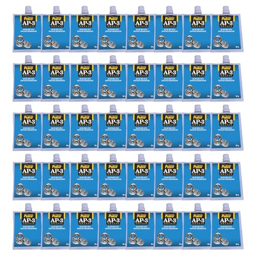 Image of PALCO AP-3 GREASE Pouch 50g (Pack of 40) Multipurpose Water Resistant & Chassis Bearing Lithium Base Anti Corrosion Grease for Car Cycle Bike Chain Lube NLGI-3 Long Lasting Lubricant