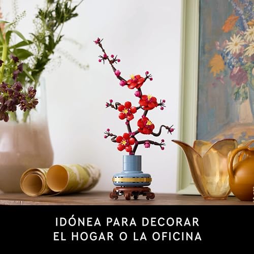 Miniatura 6 de LEGO Botanicals Flor de Ciruelo Adorno Floral - Flores Artificiales - Decoración del Salón y el Hogar - Maqueta para Construir para Adultos Mujeres y Hombres 10369