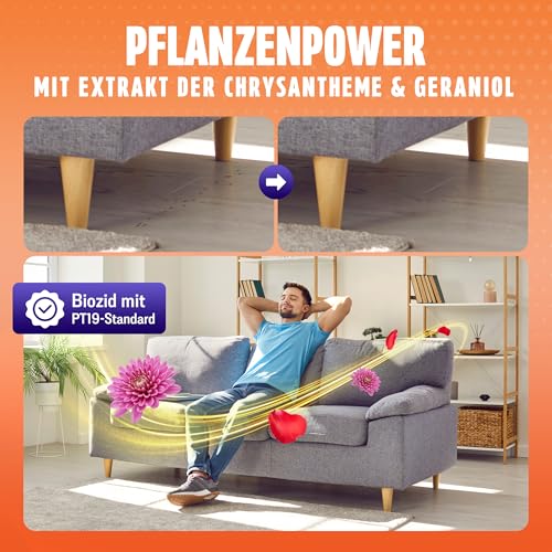Universal Insektenspray 500ml – Insektenspray Wohnung gegen kriechende & fliegende Insekten – Ungezieferspray mit PT19 Wirkstoff – Effektiver Insektenvernichter Spray & Anti Insekten FUTUM