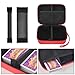 Comecase Cards Holder Case Compatible with SKYJO/for Bicycle Playing Cards/for Five Crowns/for UNO/for Phase 10 Playing Cards, Card Game Storage Organizer Holds Up to 400 Cards - Red(Box Only)