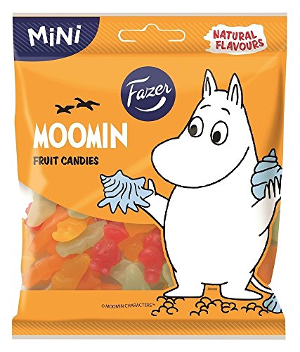 Fazer Moomin Obstmischung – natürliche Aromen – geformt – Weingummi – Süßigkeiten – Süßigkeiten