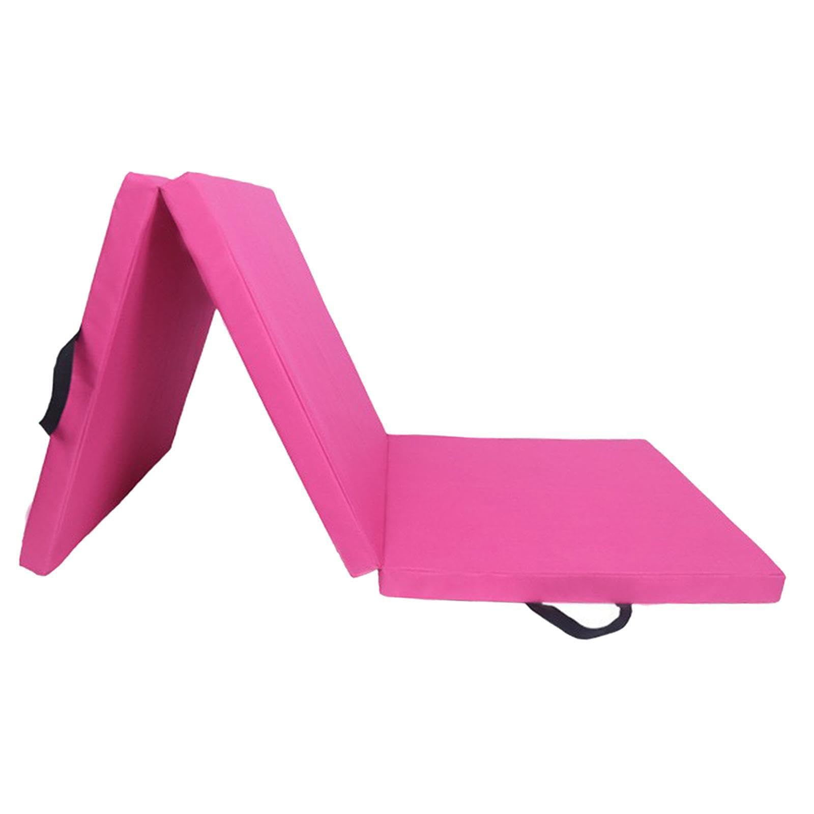 Esterilla de yoga plegable portátil para fitness, impermeable, con tres pliegues, ideal para viajes y entrenamientos. Ideal para yoga, viajes,