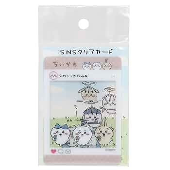 ナガノ ちいかわ 当選品 オリジナルクリアしおり 非売品 ナガノキャラクターズ ミニフォトが入るサイズのクリアスリーブ