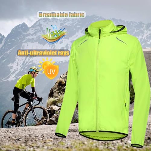 Chaqueta Deportiva Ligera para Hombre Verde miniatura 3