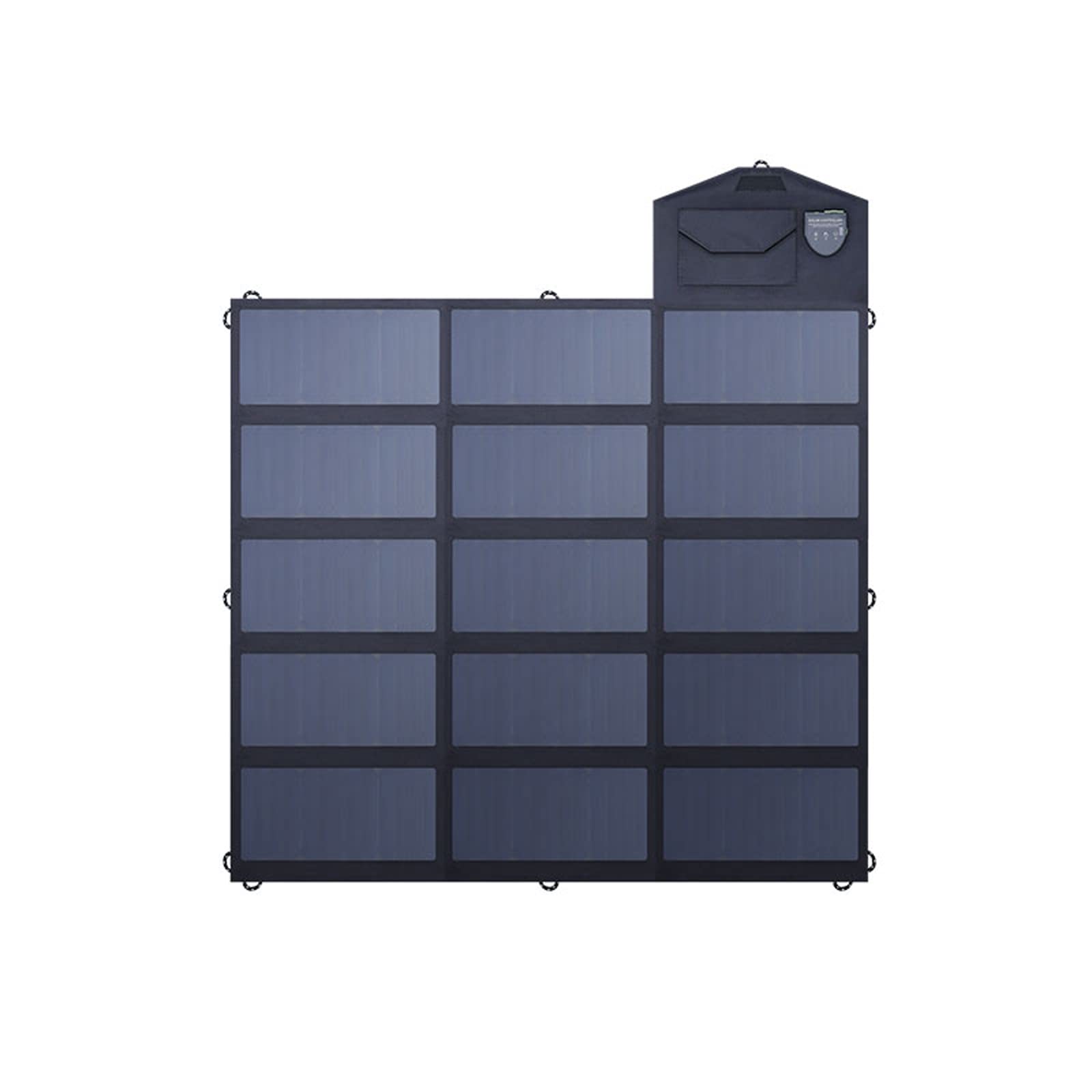 100W Pannello Solare Portatile Pannelli Solari Pieghevoli da Esterno Portatile con Doppia USB Uscita 5V 3A per Telefono Tablet Fotocamera Ventilatore Campeggio Viaggio(Size:100W)