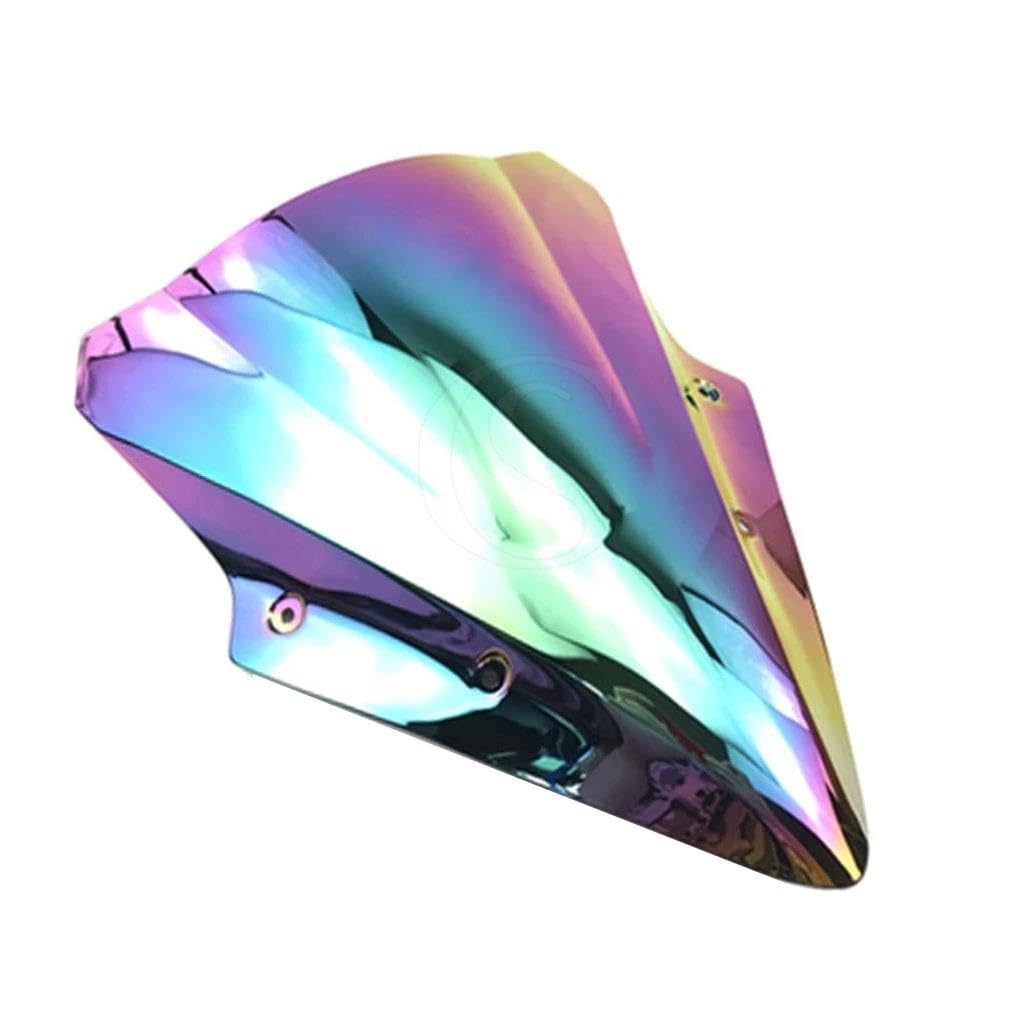 Do Ninja 650 ER6F EX650 2017 2018 2019 Szyba Przednia Akcesoria Motocyklowe Deflektory Szyby Przedniej Parabrisas Przedłużenie szyby motocykla(Iridium)