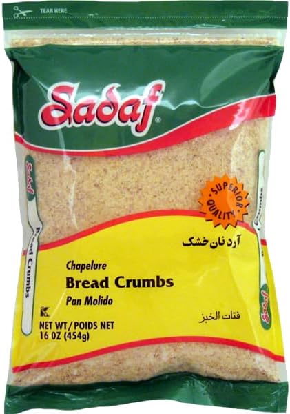 - Sadaf Bread Crumbs - Dry Wheat Bread Crumbs for Cooking - Breads & Bakery - 16 Oz Bag