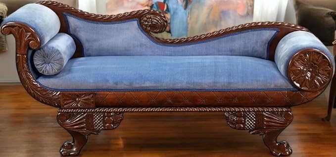 Wooden Teakwwood Diwan/Couch for Living Room (Honey Brown) Solid Wood Outdoor |Two Seater Sofa Set (Sheesham Wood Diwan)-image-21
