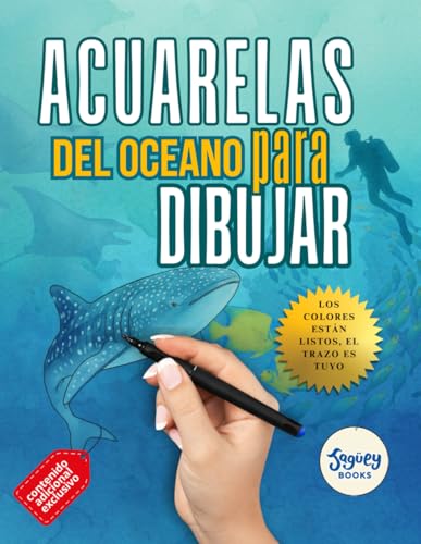 Acuarelas del Océano para Dibujar: Arte Antiestrés y Mindfulness Creativo para Adultos: Fondos marinos acuarela para dibujar sin reglas, fomenta la ... páginas de adelanto de nuestro próximo Libro