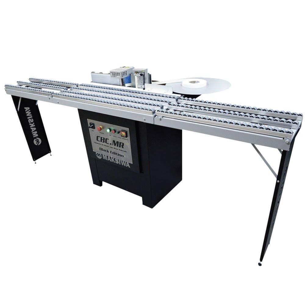 Maksiwa Portable Edgebander CBC. MR - With Extension Table - Hot Melt System - Pellet Low Temperature Glue - Edgebanding Solution with 2-Year Warranty and Tech Support in the US