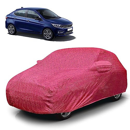 Image of Car Cover Waterproof RT-I for Tata Tigor [Year 2017 Onwards] - Tigor Car Cover Dust & UV Protection Tigor Car Body Cover with Mirror Pocket Soft Cotton Lining