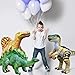 Jet Creations Dinosaur Inflatable Raptor Stegosaurus Spinosaurus Pack of 3 Di-SSR, Multicolor