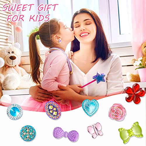 Image of Kids Clip On Earrings for Girls 20 /30 /40 Pairs Hypoallergenic Clip on Earrings for Kids Cute Animal Earrings for Little Girls Jewelry Set Party Favor Gift