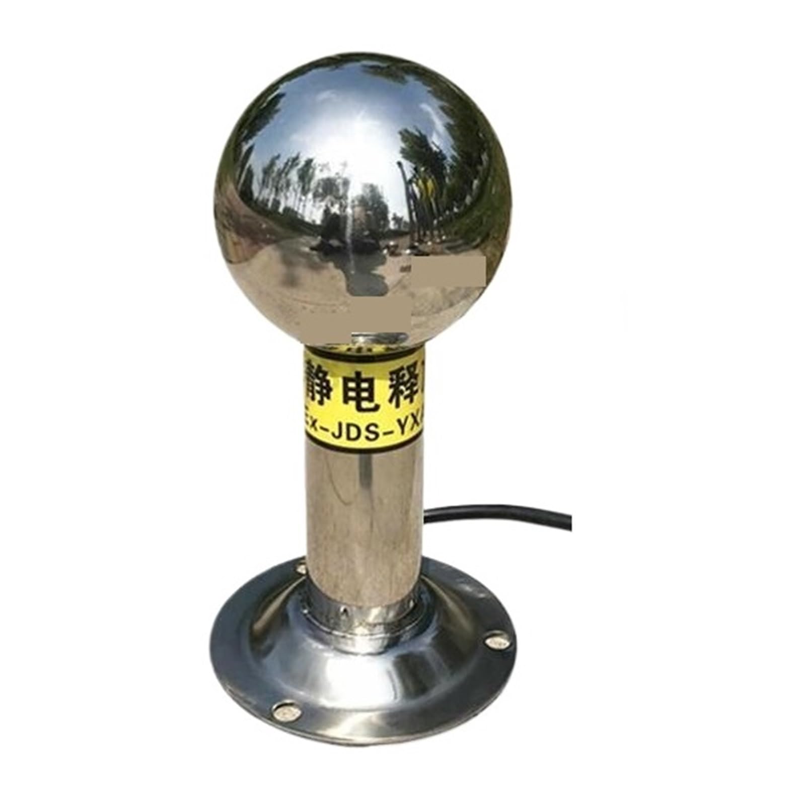 Eliminador de estática táctil con Bola de Descarga estática for Montaje en Pared Que Elimina la Electricidad estática del Cuerpo Humano.