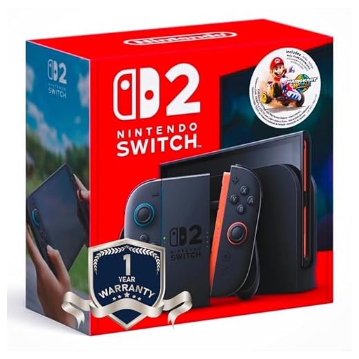Nintendo Switch 2(1 Year including Warranty Only purchased from Seller Micromini) Online Game Bundled With Mario Kart – 7.9” HDR LCD, 4K Dock, 256GB Storage, GameChat, Joy-Con 2, TV/Tabletop/Handheld Modes – Multiplayer & Voice Chatndo