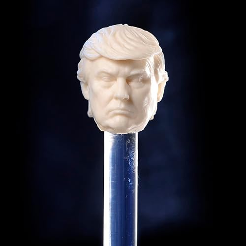 112 - Figura en miniatura de juguete esculpir de Donald Trump USA Presidente de Estados Unidos sin pintar para figuras de acción masculinas de 6