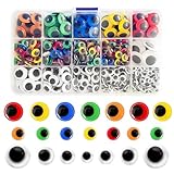Photo Gallery set di 732 occhi finti multicolore con dimensioni assortite, per progetti fai da te, scrapbooking, lavori scolastici per bambini, decorazioni natalizie e halloween Photo Gallery set di 732 occhi finti multicolore con dimensioni assortite, per progetti fai da te, scrapbooking, lavori scolastici per bambini, decorazioni natalizie e halloween