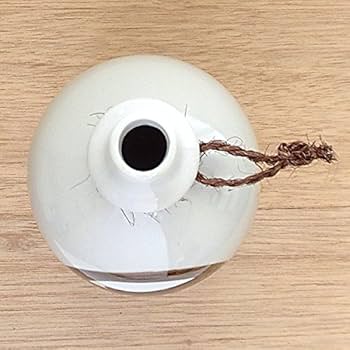 Amazon | 五合徳利 丸酒源蔵 白 美濃焼 23y49402-581 | 【美濃焼