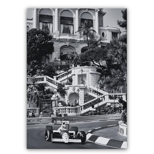 Affiche McLaren Monaco GP rétro SALVADERO poster décoration vintage