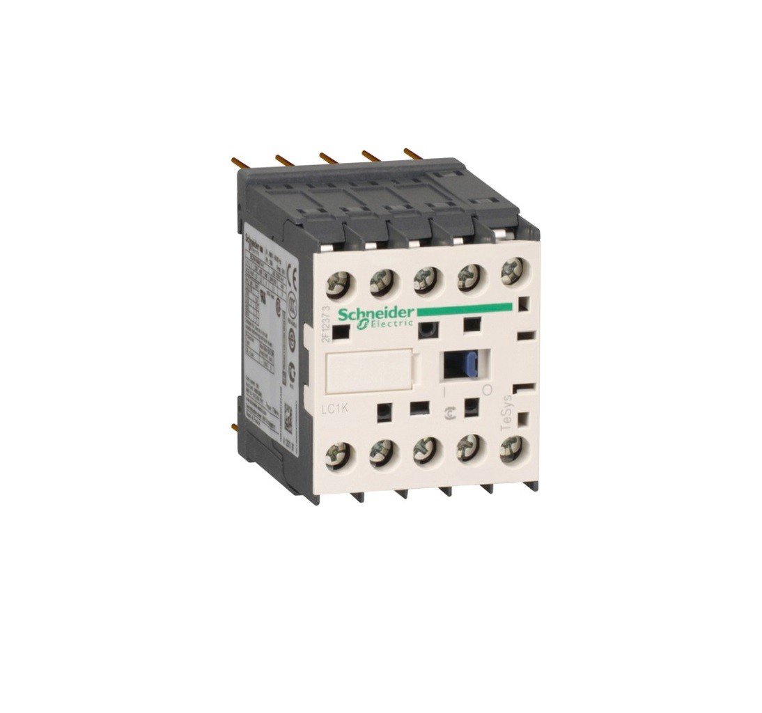 Schneider Electric, TeSys K contactor - 3P - AC-3 <= 440 V 6 A - 1 NO aux. - 230 V AC coil, LC1K0610P7