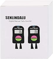 Vista 2 de Paquete de 2 piezas, contador digital de mano pequeño para deportes de golf, clicker manual electrónico para sumar/restar